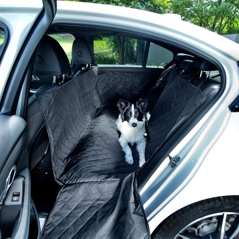 autoschondecke für den rücksitz mit Hund